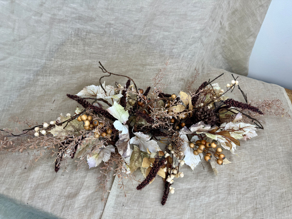 35" Autumn Vines Swag