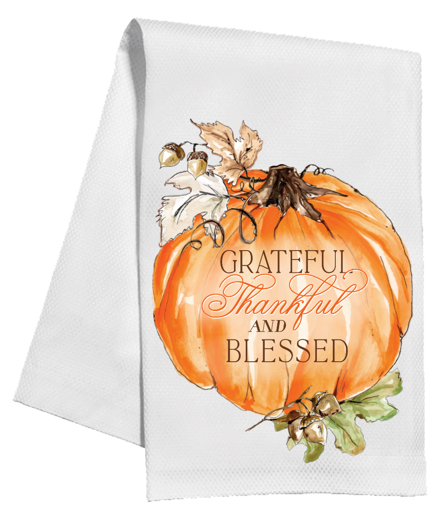 Thankful & Blessed Kitchen Towel