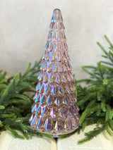 13" Volos Pink Glass Tree