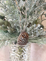 25" Silver Sparkle Drop-In