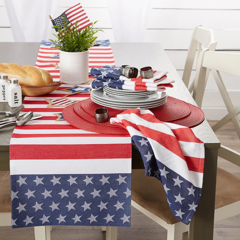 Stars & Stripes Reversible Table Runner