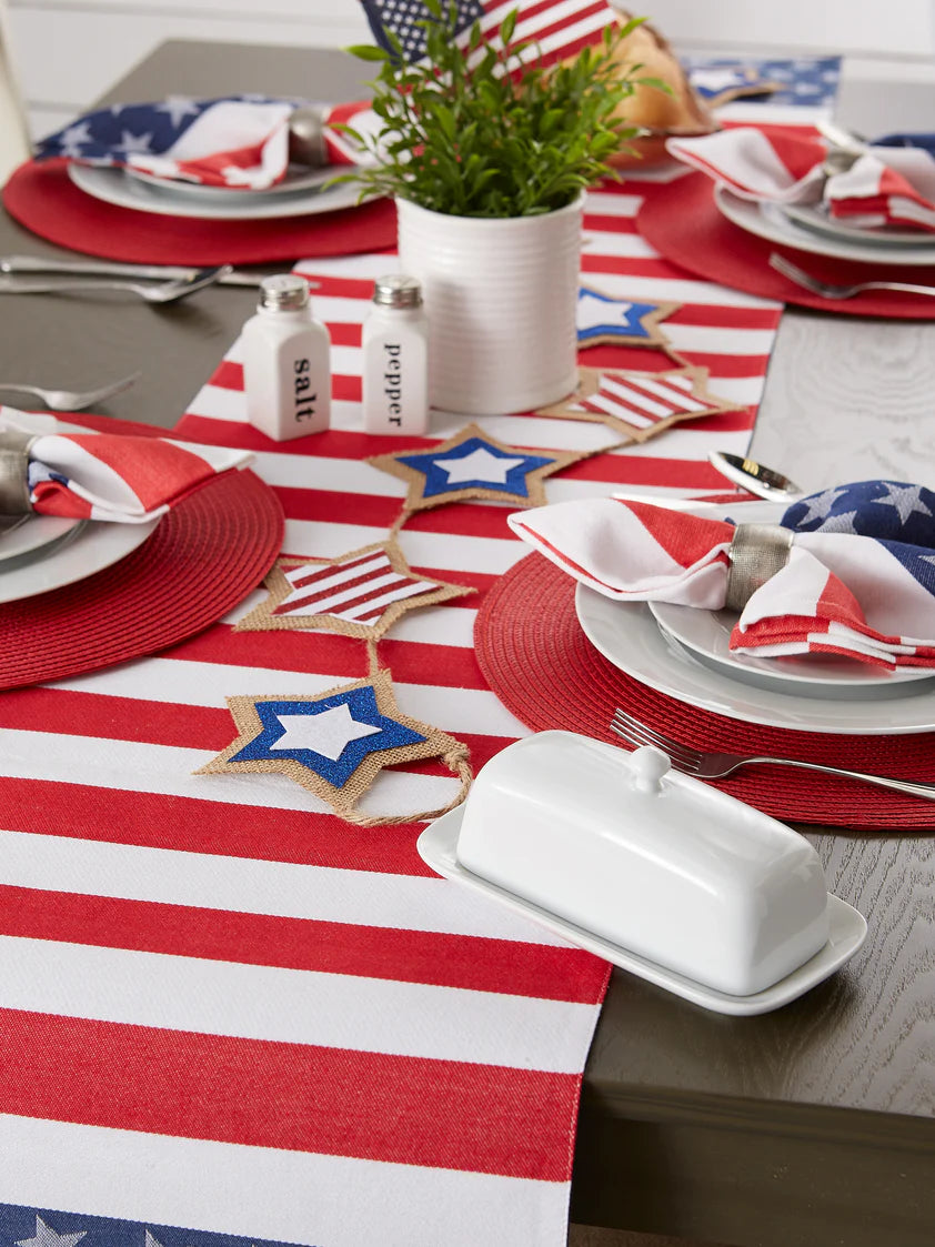 Stars & Stripes Reversible Table Runner