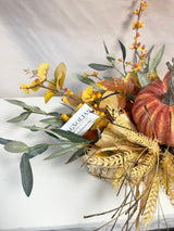 25" Cozy Pumpkin Centerpiece