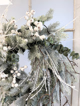 21" Icy Arctic Blast Wreath