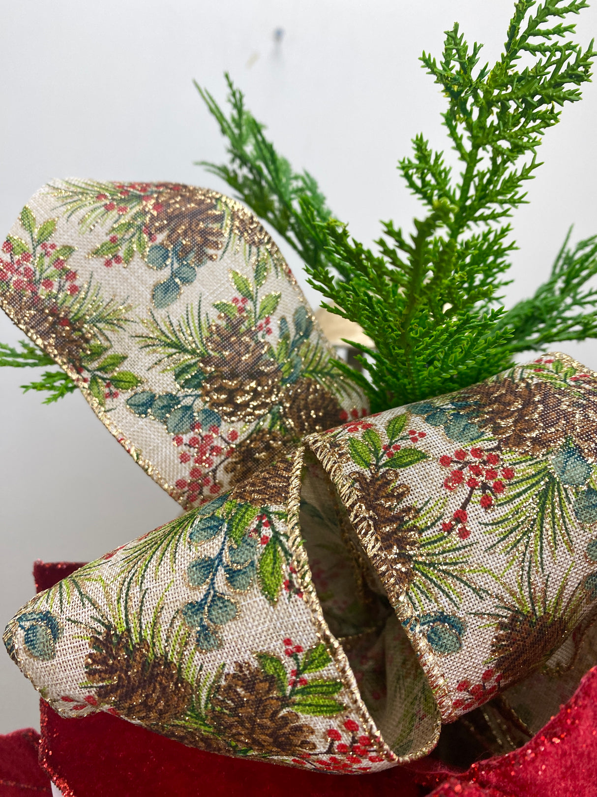 26" Festive Forest Lantern Swag