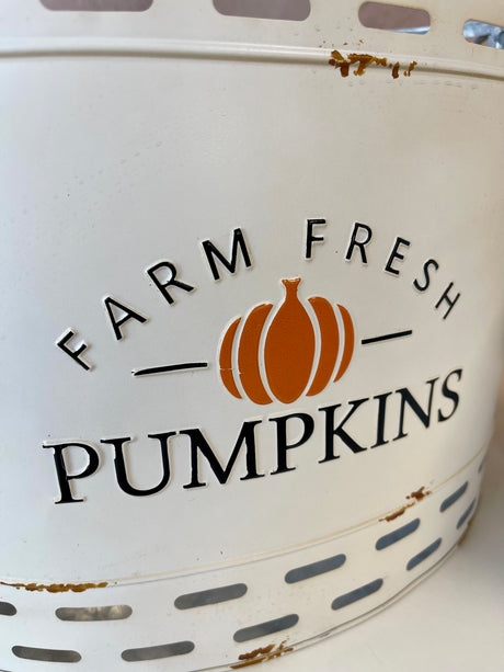 Farm Fresh Pumpkins Bucket- 3 Sizes