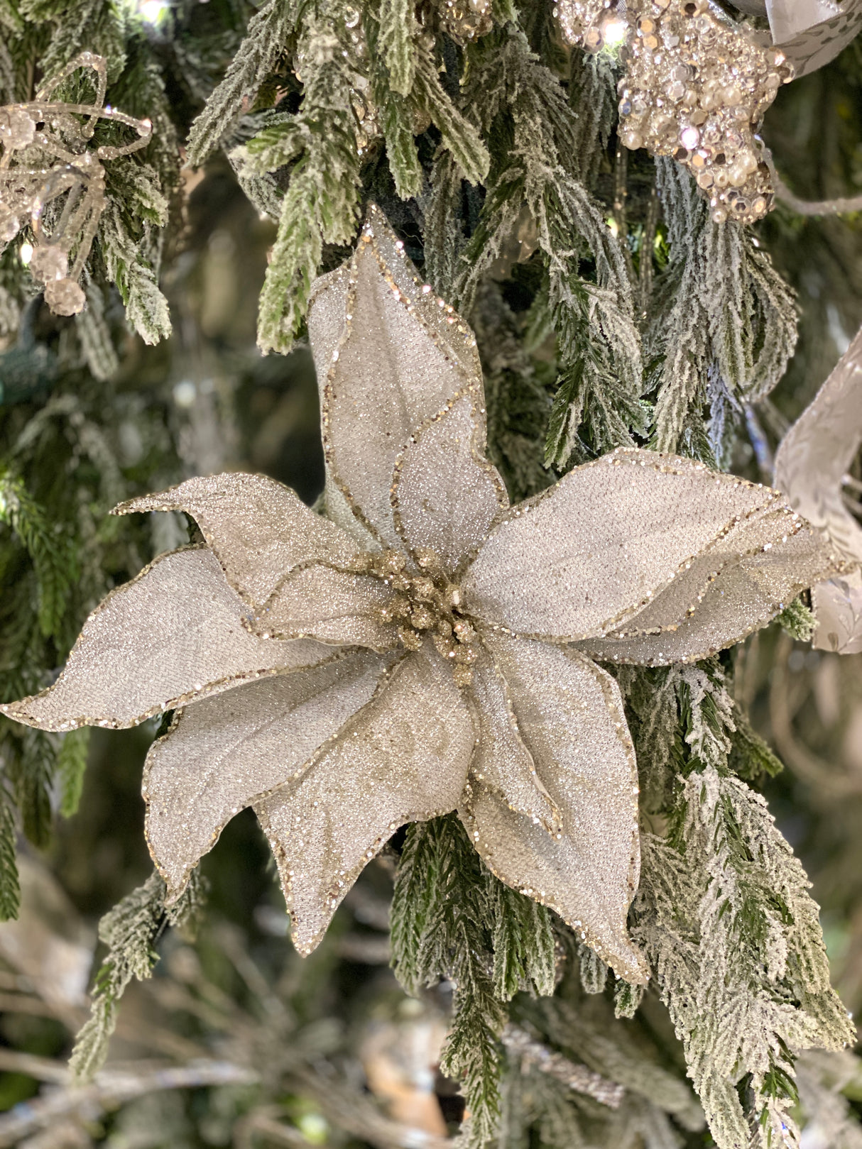Tis The Season Poinsettia Stem