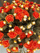 21" Orange Dream Mum Planter Insert