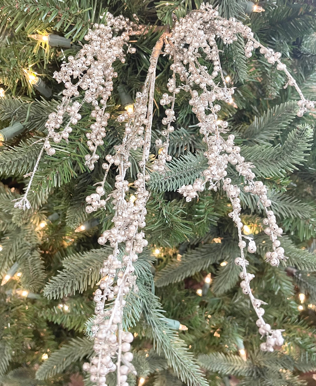 Champagne Seed Branch Spray