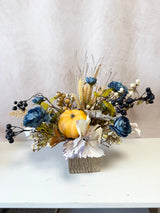 21" Blue October Centerpiece Design 2