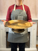 Antique Brass Metal Pedestal