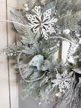 25" Frosted Elegance Wreath
