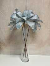 Silver Memories Poinsettia Stem