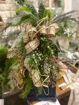 20" Calm and Quiet Lantern Swag