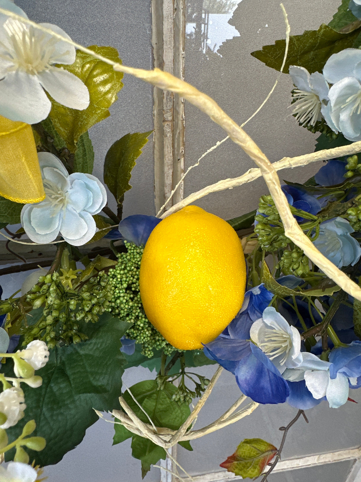 22" Lemon Drop Wreath