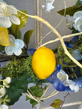 22" Lemon Drop Wreath