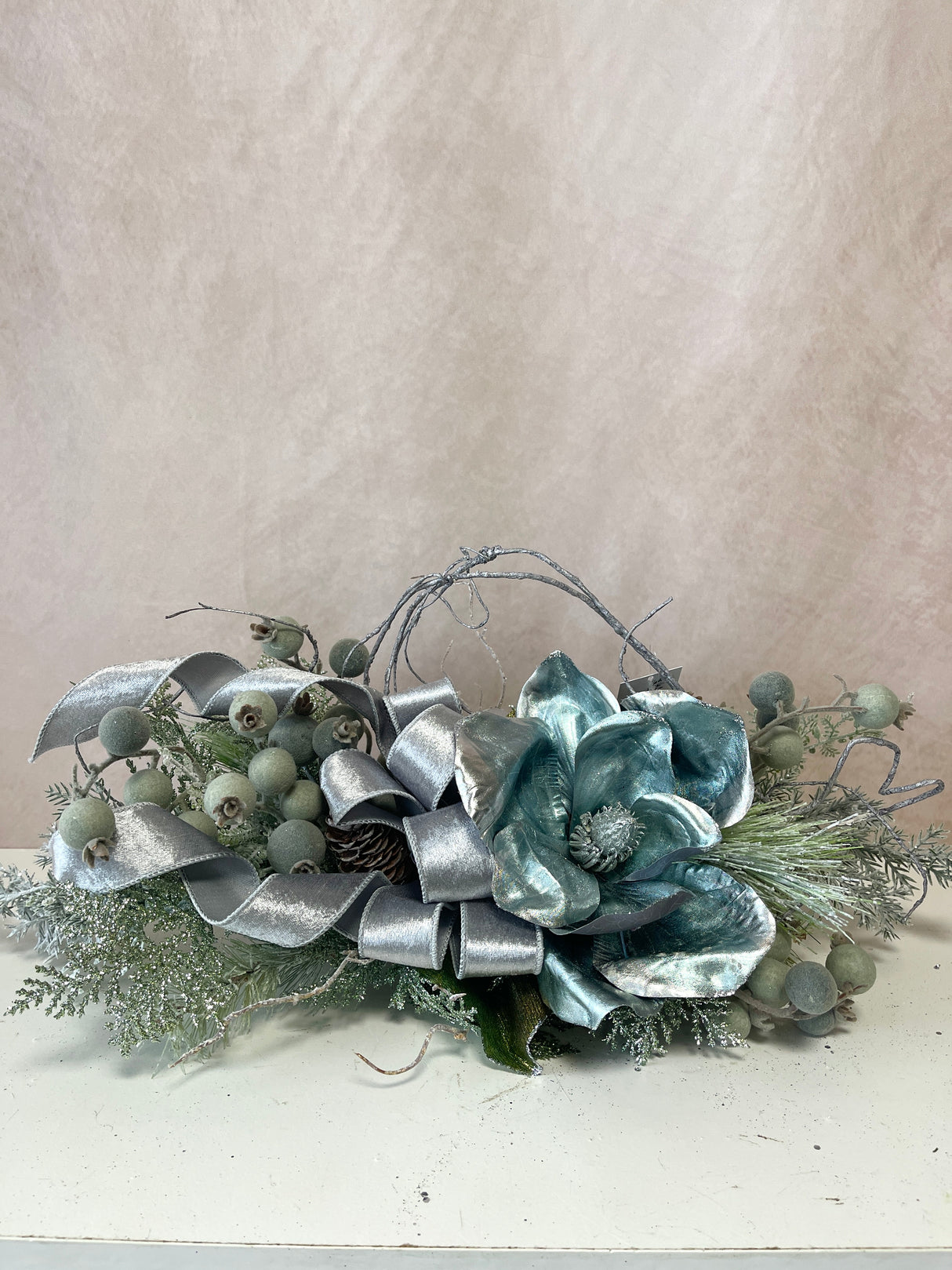 23" Blue December Swag