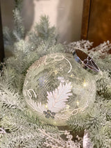 Frosted Pine Lighted Table Ornament