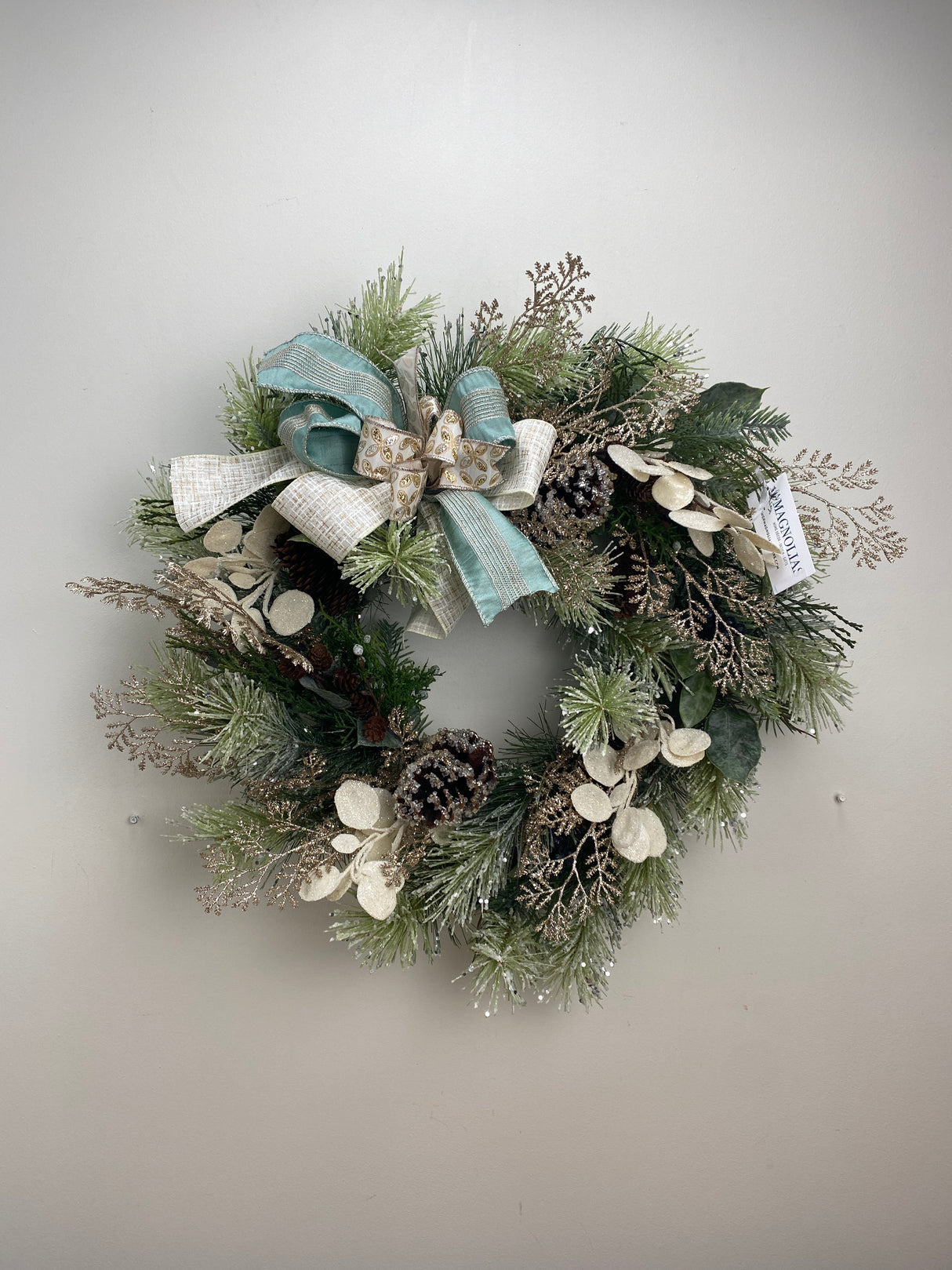 28" Sparkle Pine Wreath