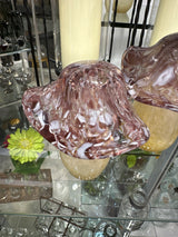 Purple Enchanted Glass Mushroom - 2 sizes