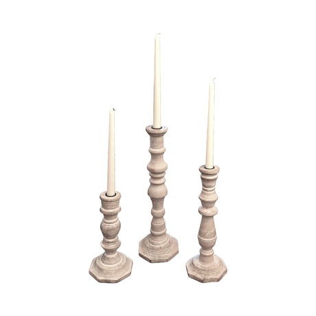 Donna Taper Candleholder Set of 3