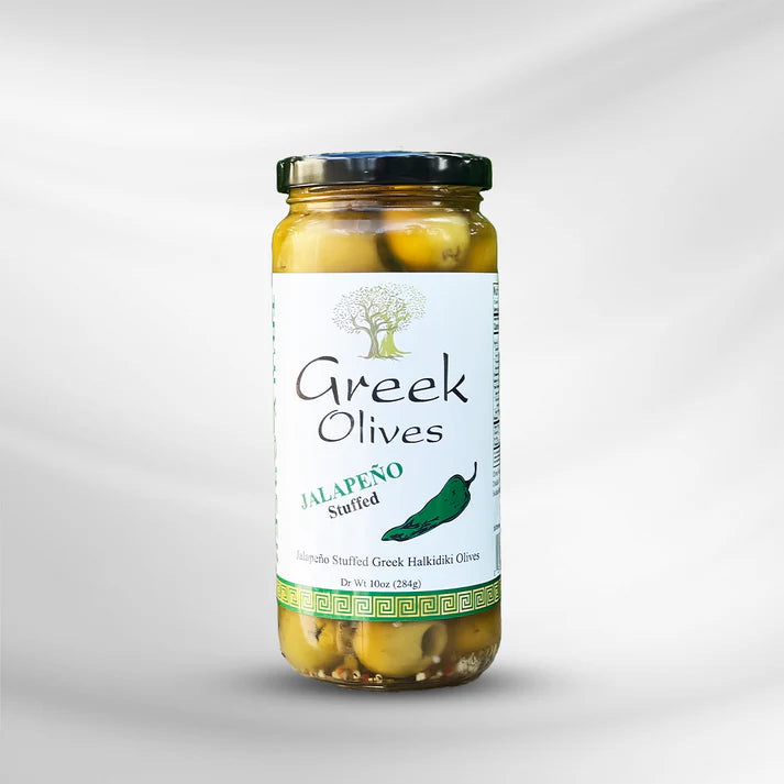 Jalapeño Stuffed Greek Olives