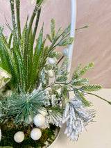 14" Morning Snowdrop Centerpiece