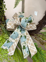 13" Frosty Pumpkin Bow