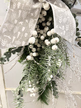 32" Winterberry Sparkle Swag