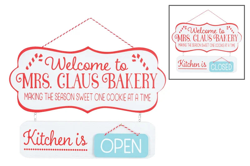 Mrs. Claus Kitchen Sign