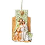 5"H Holy Family Ornament