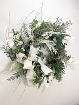 28" Winter Morning Frost Wreath