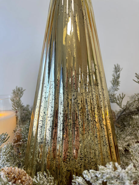 Champagne Mercury Glass Tree