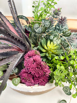 Warm Succulent Centerpiece Kit