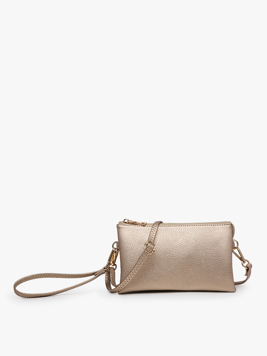 Riley Champagne Crossbody Purse