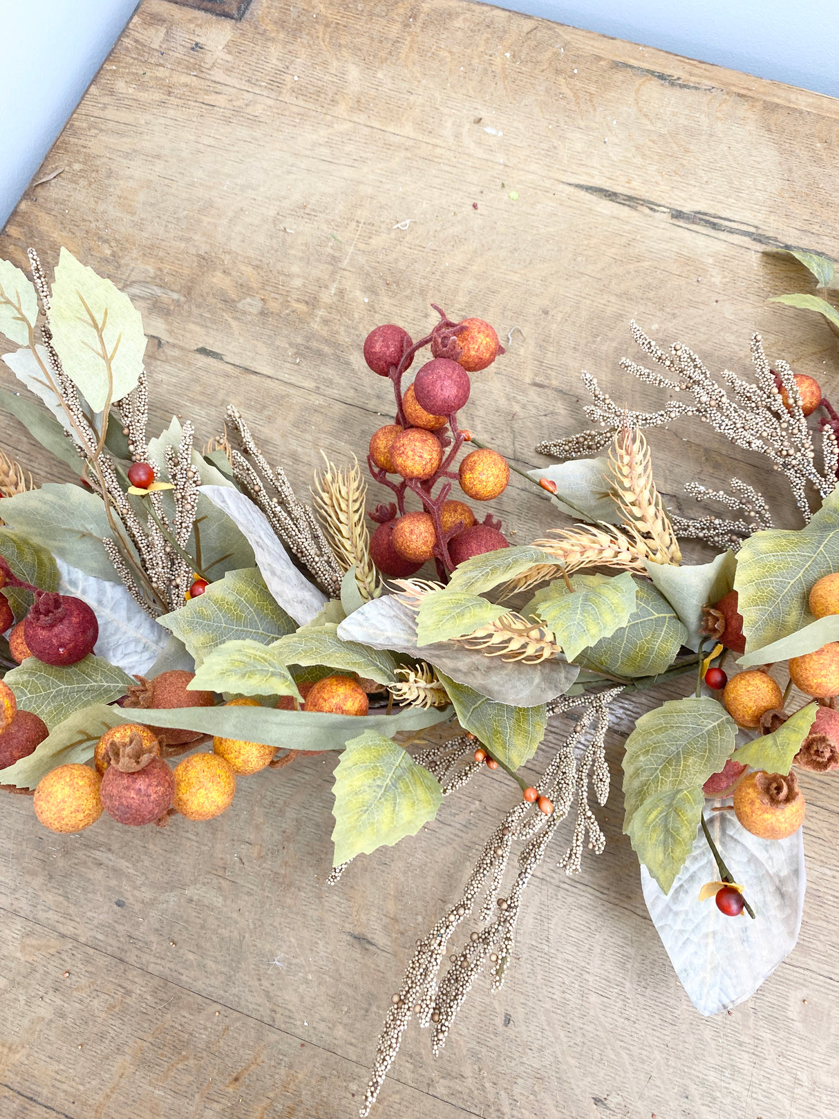 55" Harvest Table Garland