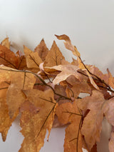 6' Tan Maple Leaf Garland