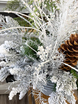 40" Sparkling Pines Porch Pot