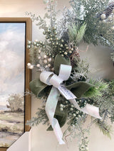 24" Celestial Winter Wreath