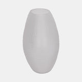 Small Frosted White Lancaster Vase