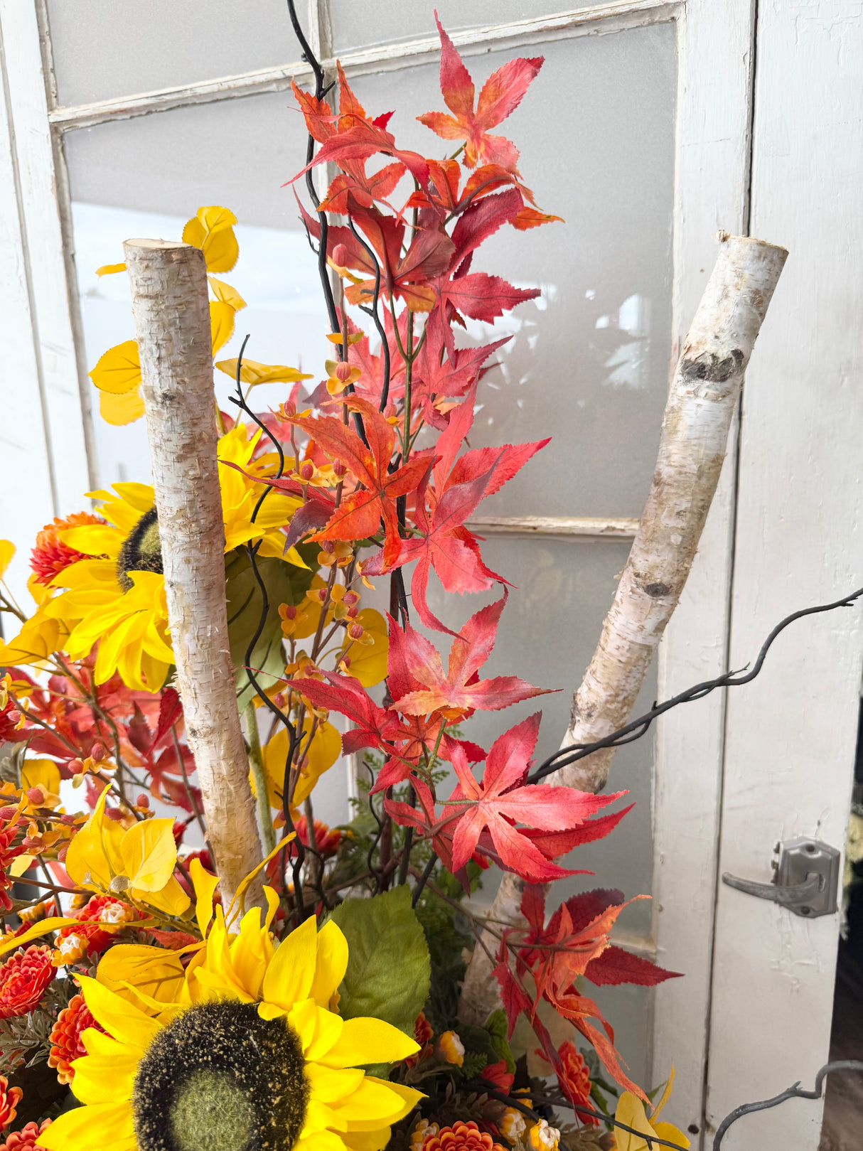 41" Autumn In New York Porch Pot