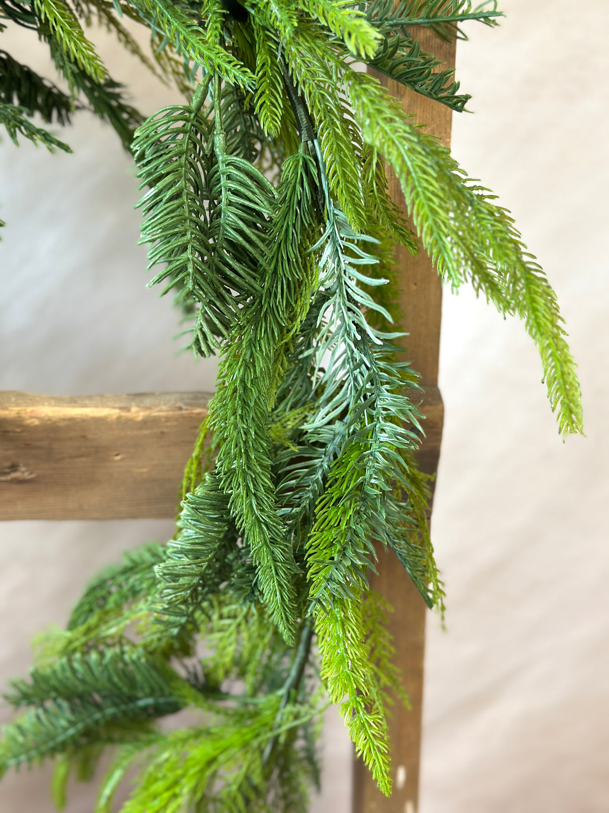 6' Real Touch Mixed Cedar Pine Garland