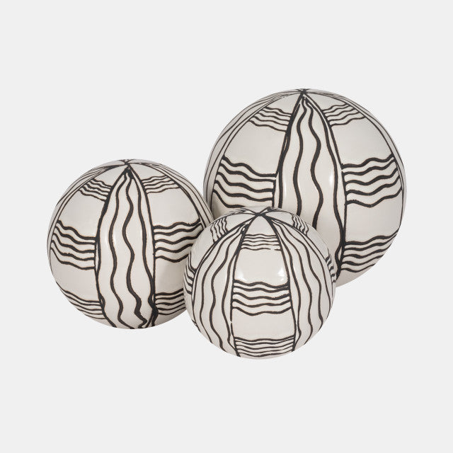 Curvy Lines Orb -3 Sizes