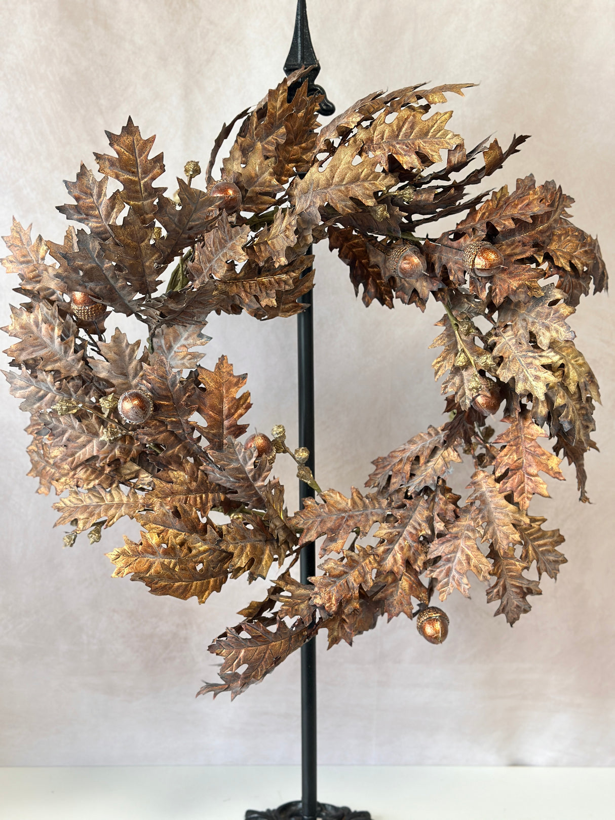 24" Acorn Oak Leaf Wreath