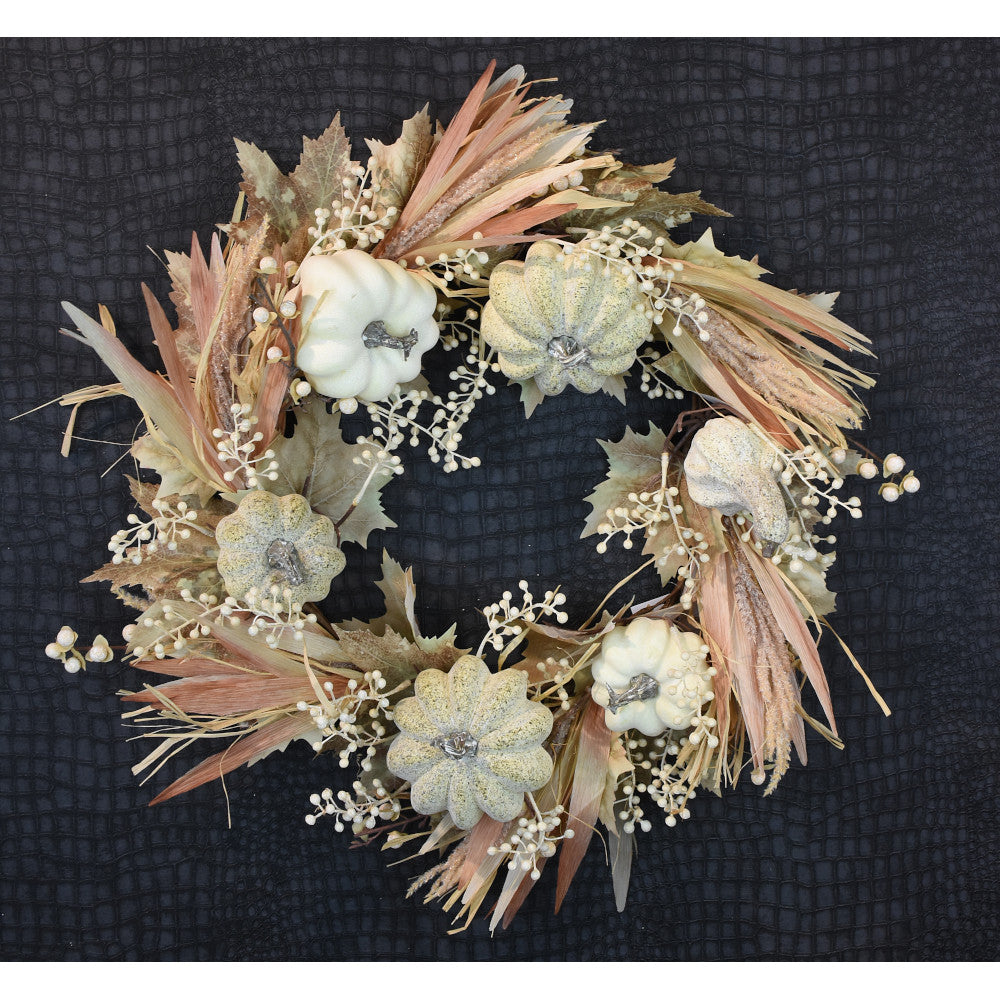 Pumpkin & Gourd Mixed Wreath