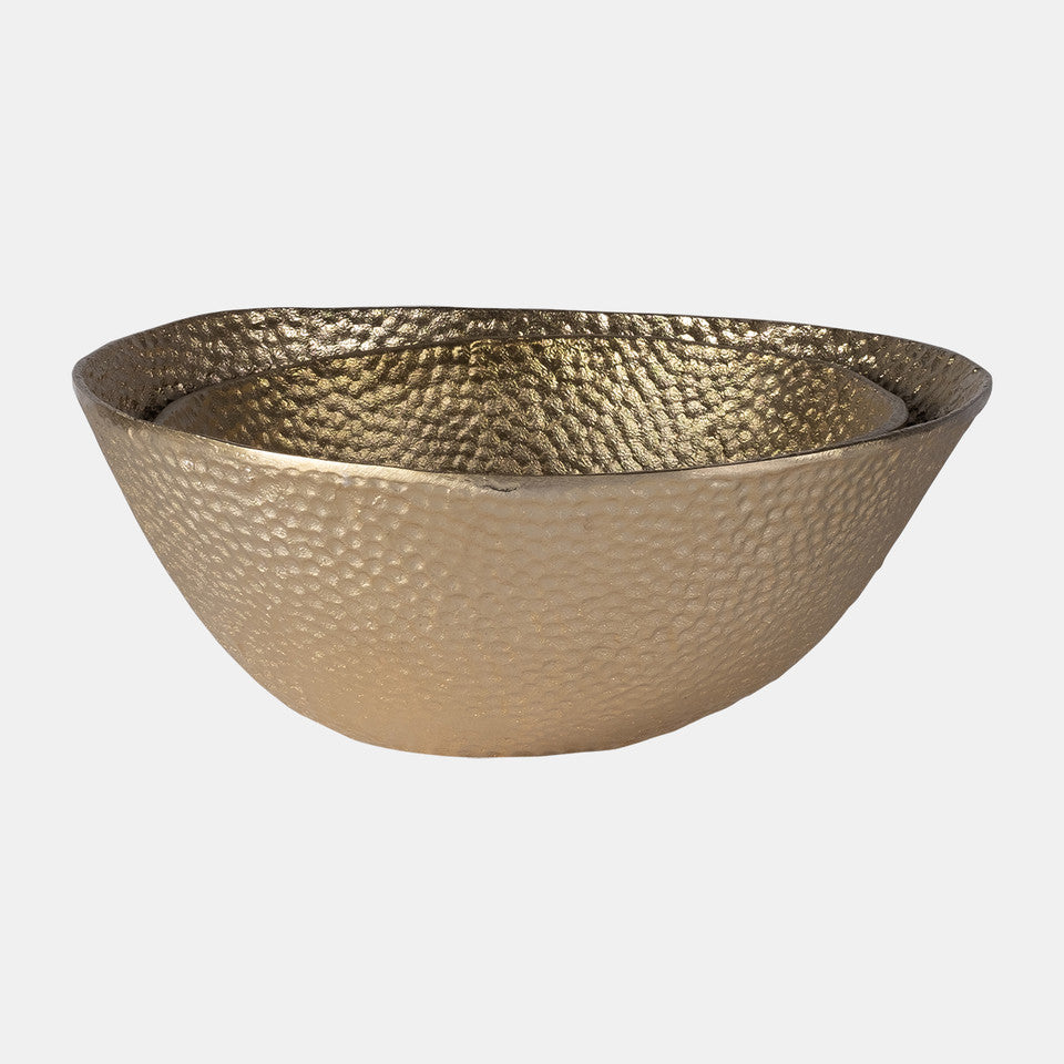 Hammered Champagne Bowl -2 Sizes