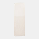 Ivory Grooved Square Vase