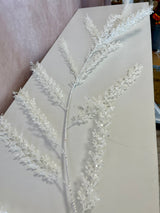 White Sequin Artemesia Garland