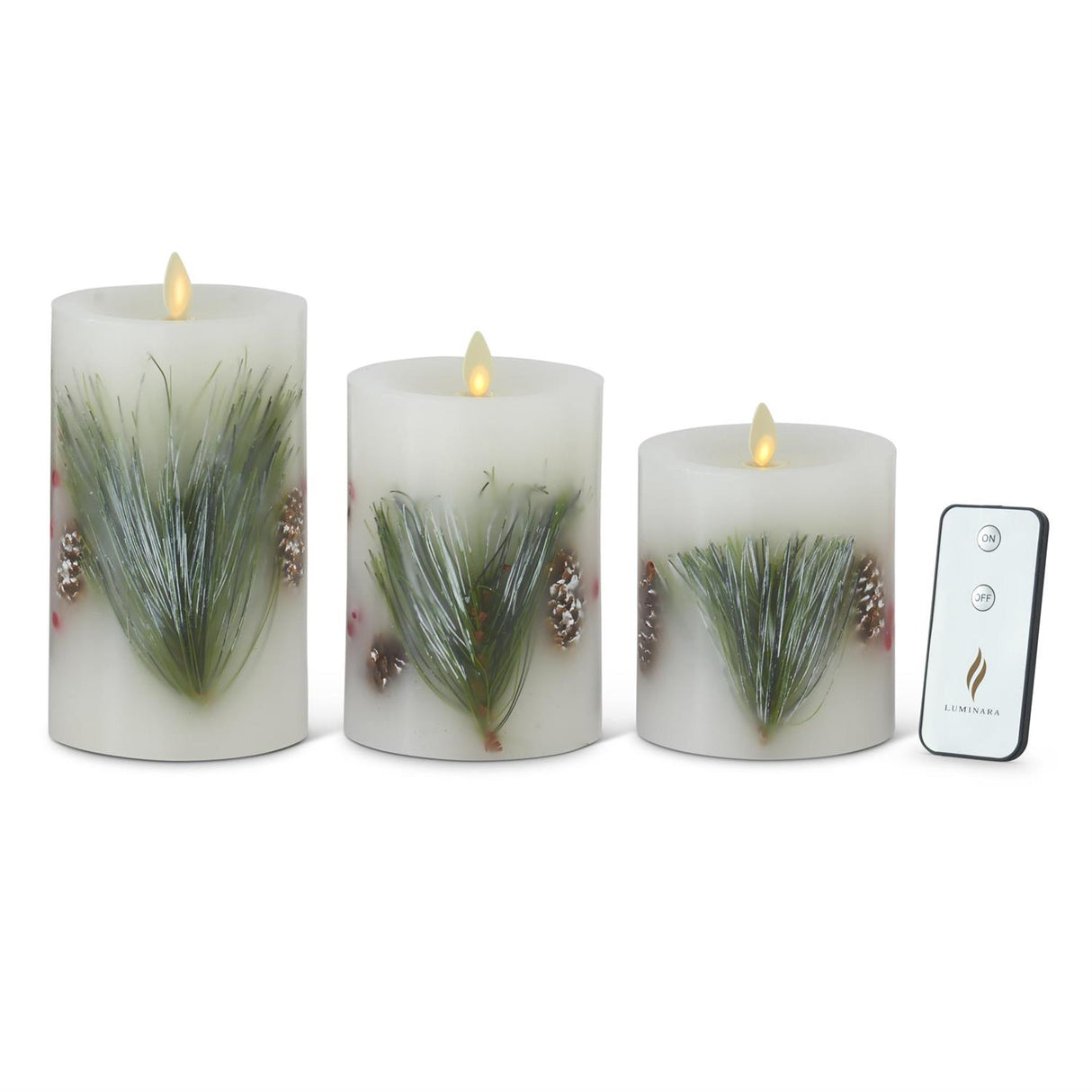 White Wax Berry & Pine Candle -3 Sizes