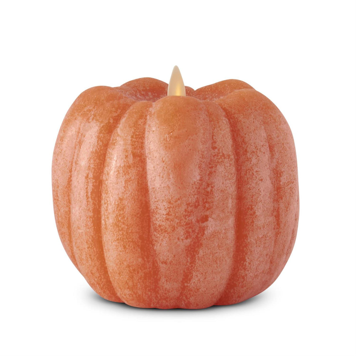 4.5" Orange Pumpkin Luminara Candle